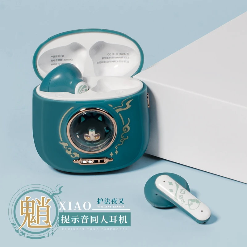 二次元动漫周边魈无线蓝牙耳机入耳式游戏周边学生流浪者原神耳机