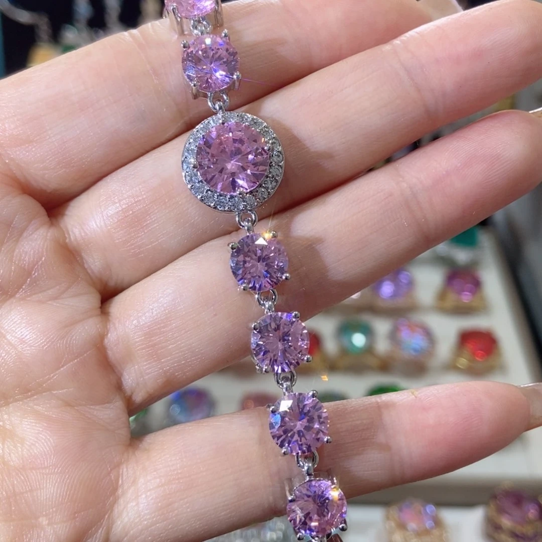 66锆石（处理）手链