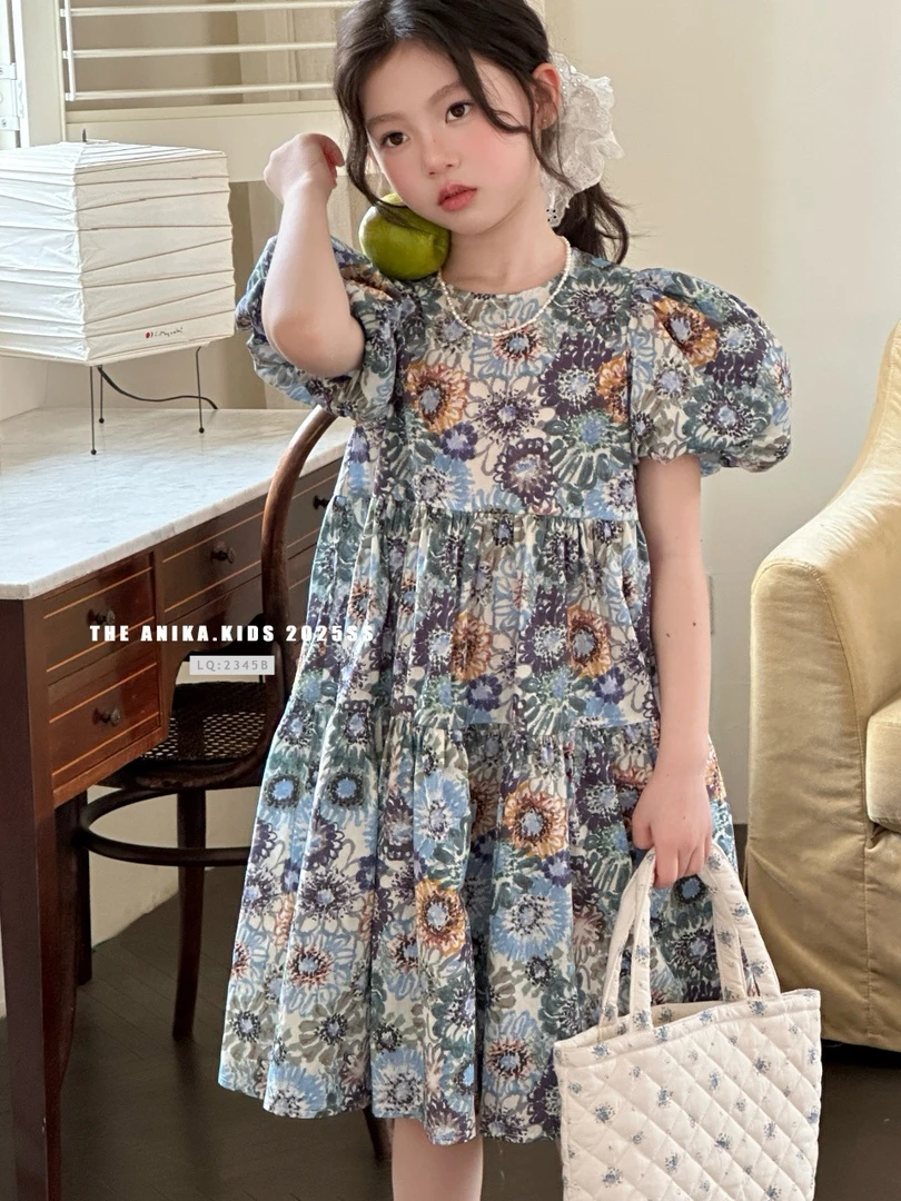 2345夏季女童连衣裙