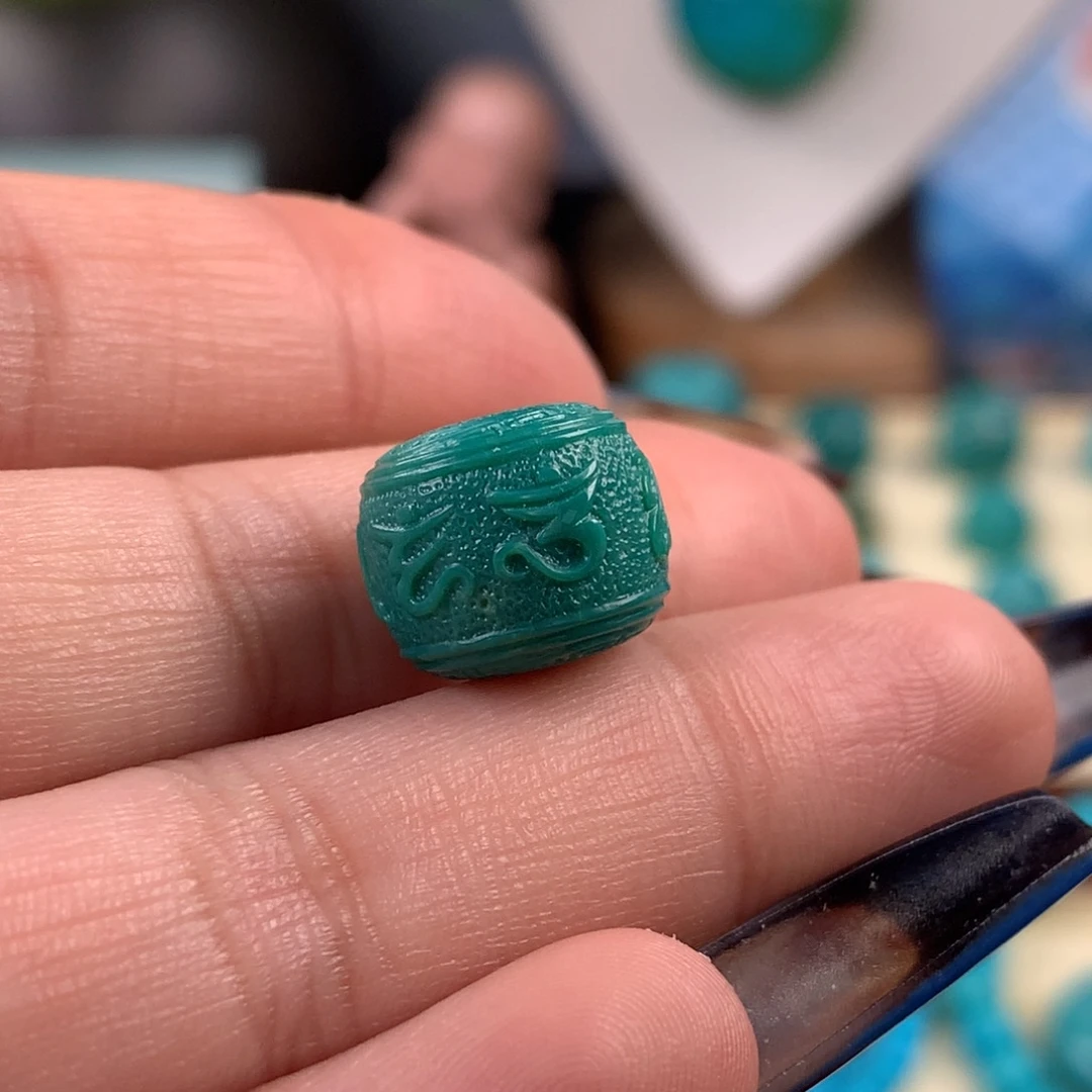 绿松石未镶嵌珠宝奇石13mm