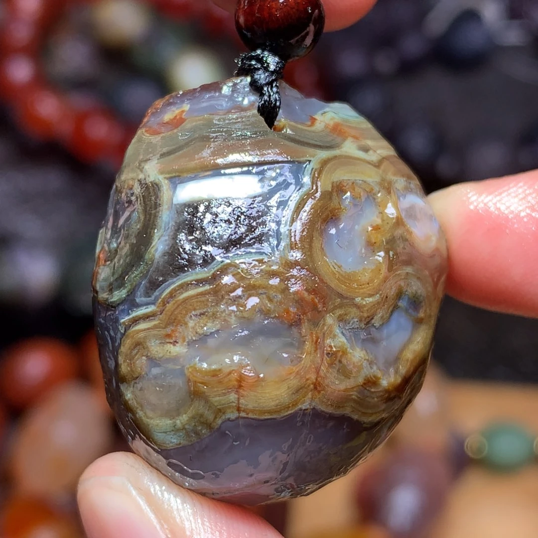 未镶嵌玛瑙/玉髓珠宝半成品