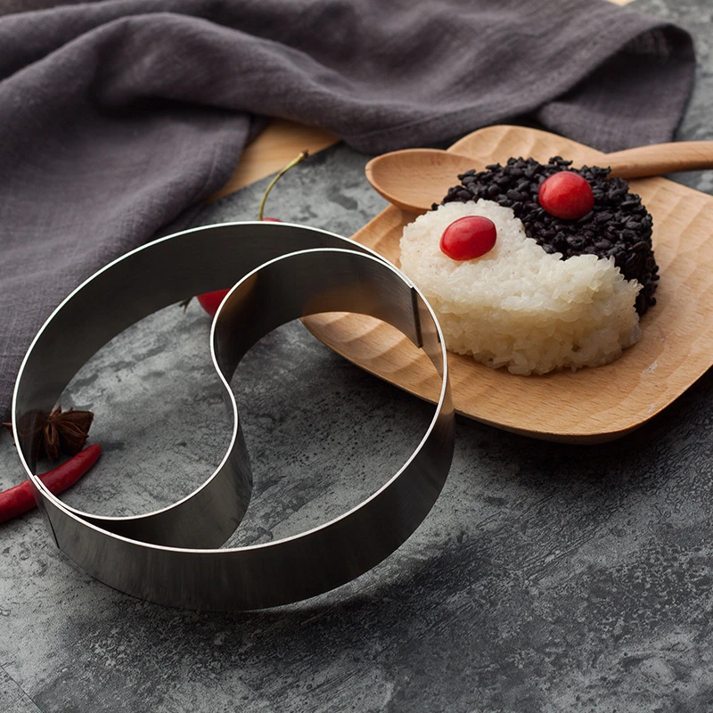 304不锈钢太极模具菜品塑形模具家用厨师专用创意DIY神器