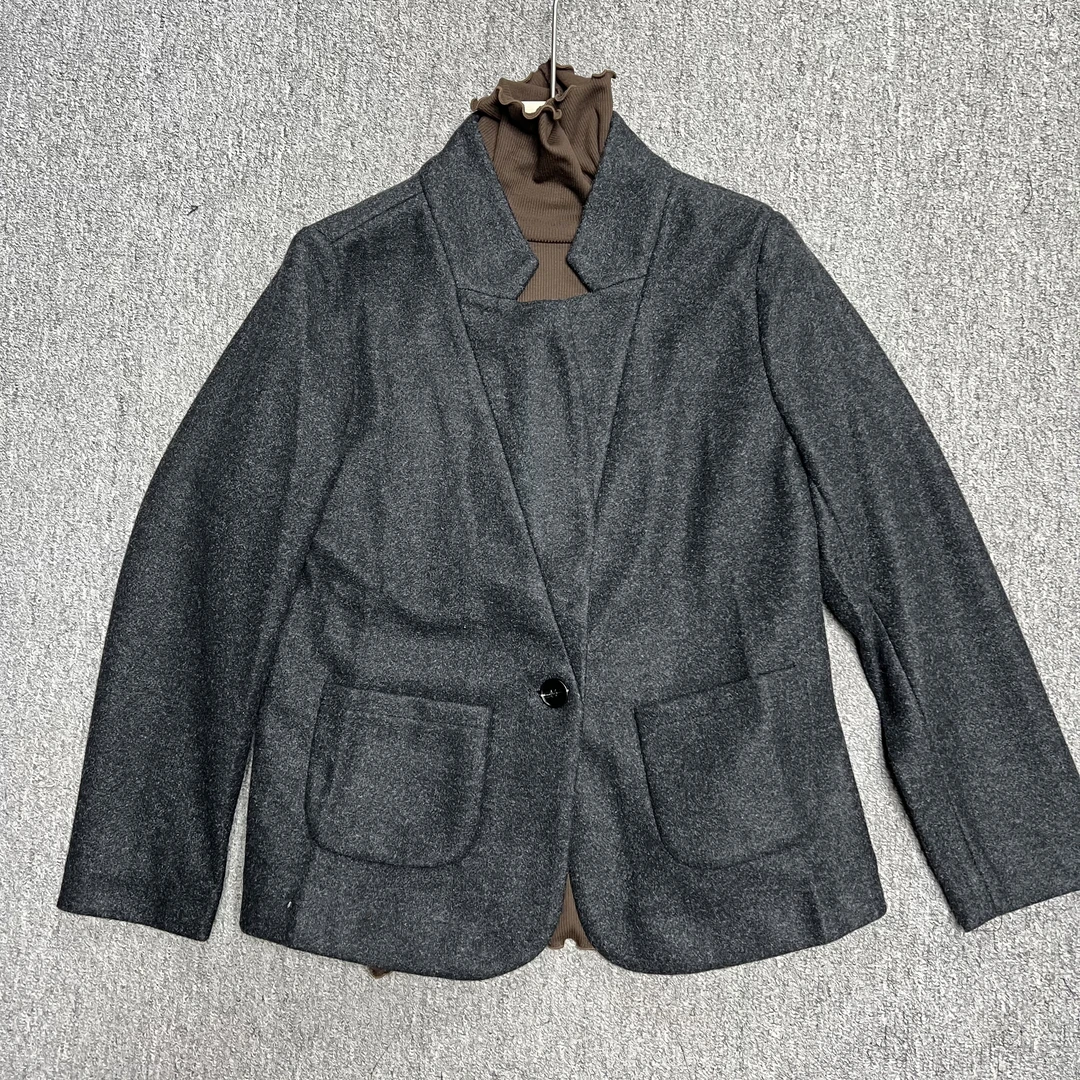 《坤家严选》菲玛掂796羊毛西服外套双11福利精选气质简约风均码