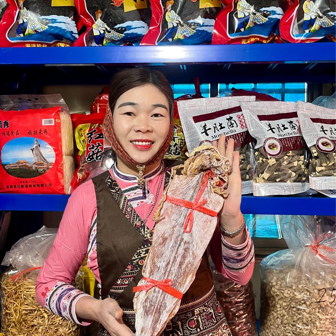 【云仔精选】惠安小岞特产海产手钓鱿鱼公自然晒干可煲炖汤