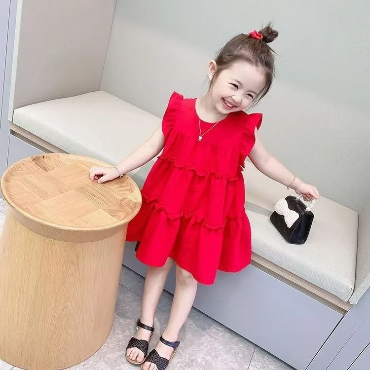 2025夏季新款女宝宝可爱潮童洋气连衣裙儿童女童可爱甜美公主裙