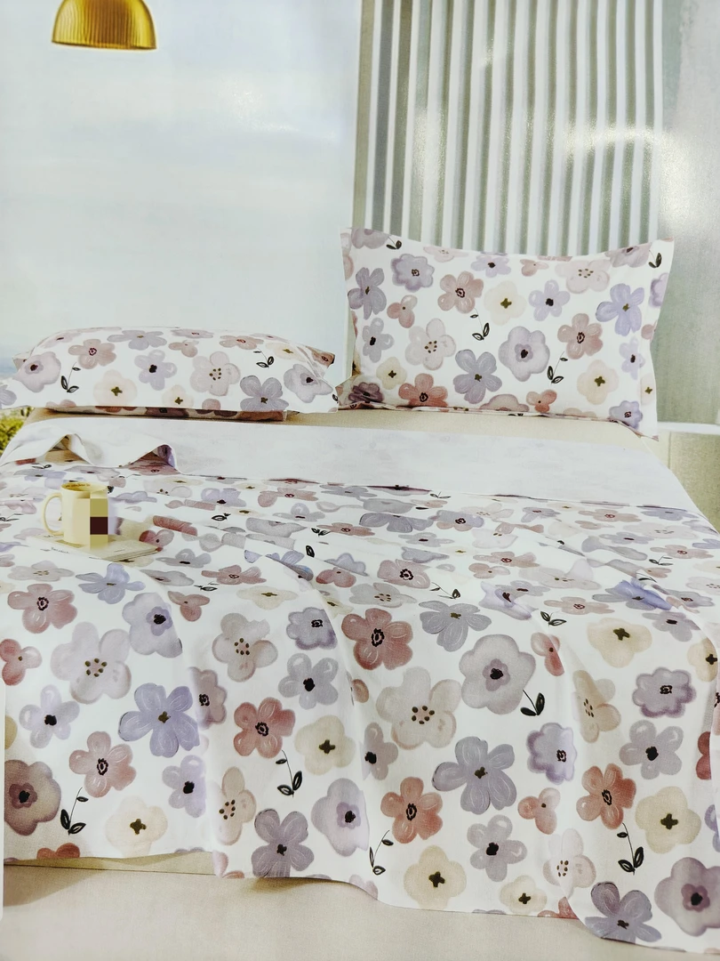 全棉小竺麻提花三件套（2.5米）平整舒适透气性好，四季都可铺