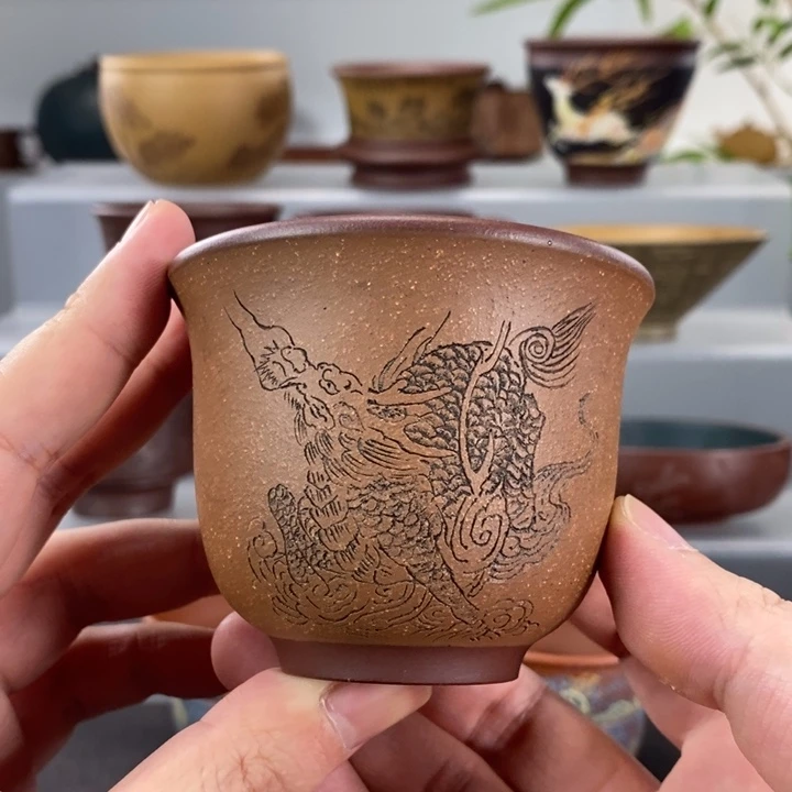 宜兴紫砂手工主人杯