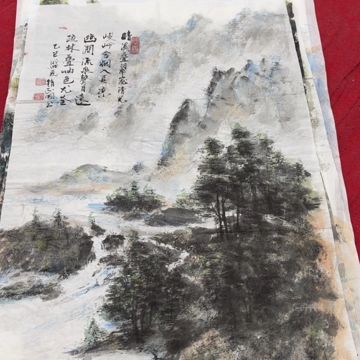 国画花鸟的翅膀和翅膀是一样