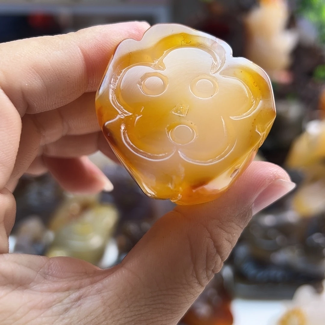 玛瑙/玉髓未镶嵌吊坠(不含链)