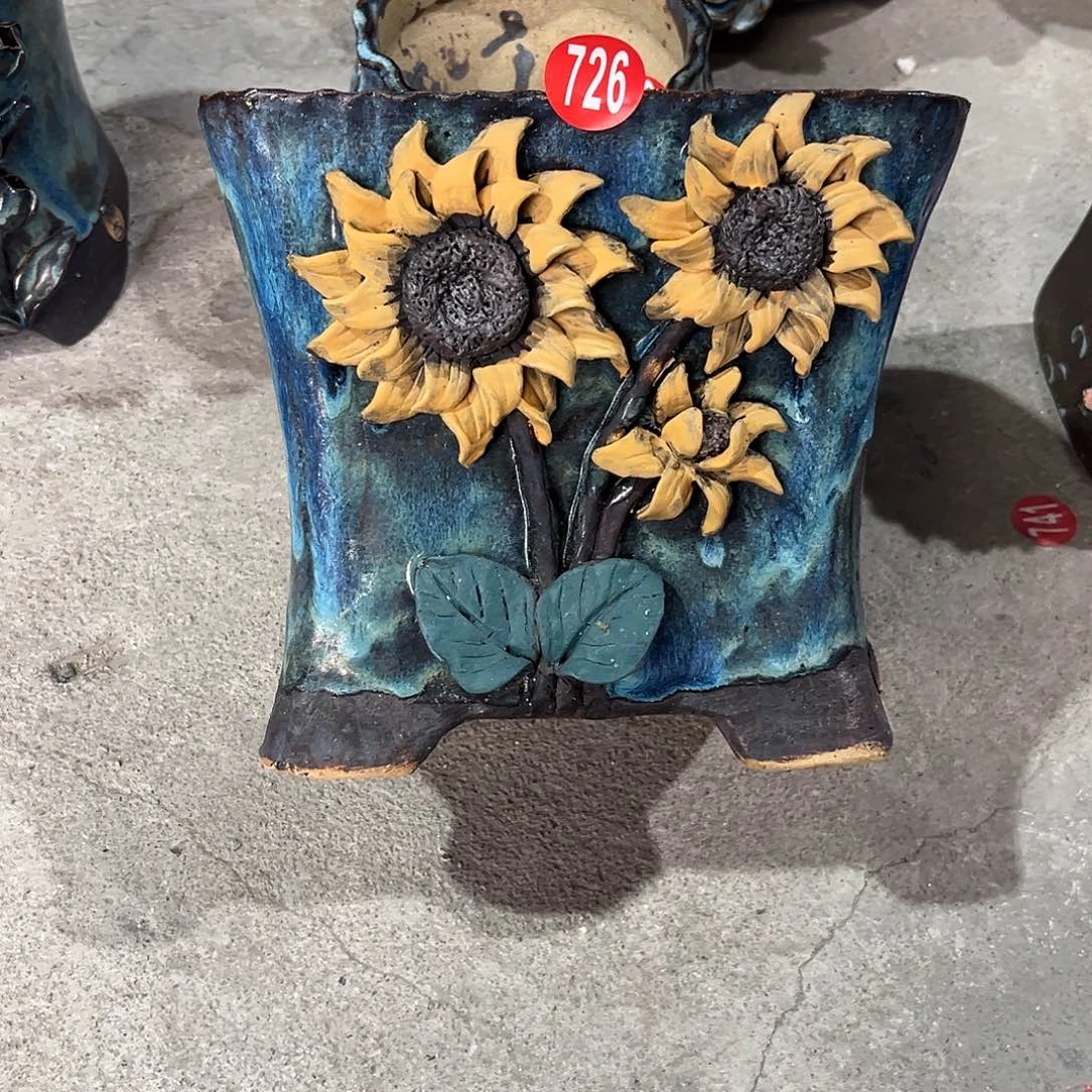 微瑕726 号陶然花器手工花盆