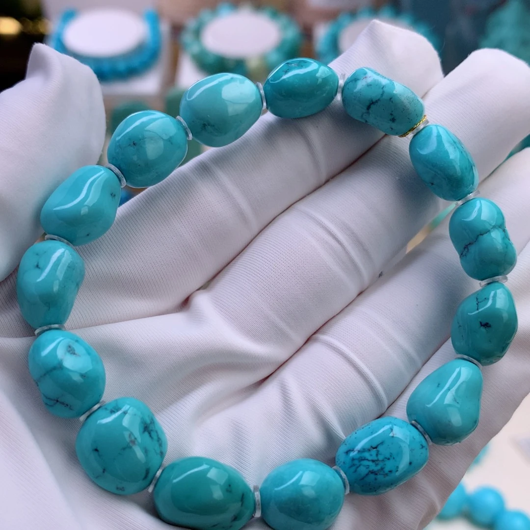 绿松石未镶嵌挂件