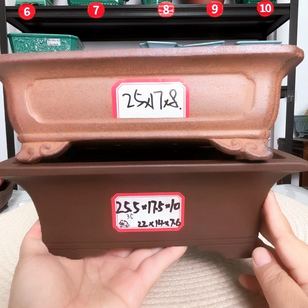 宜兴紫砂花盆直播间