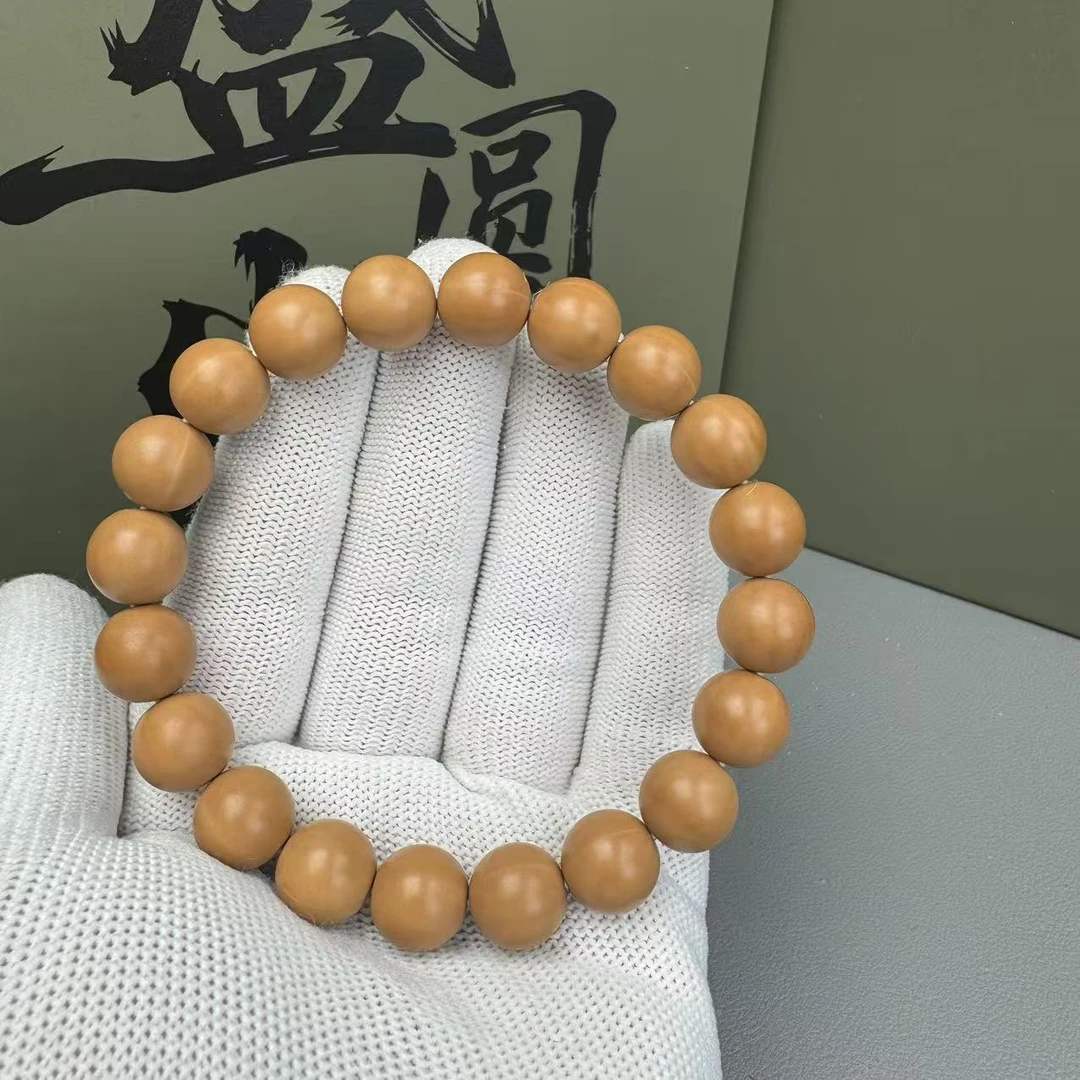 【盛圆·正圆光珠】龙炎料全品精工猴头核桃手串