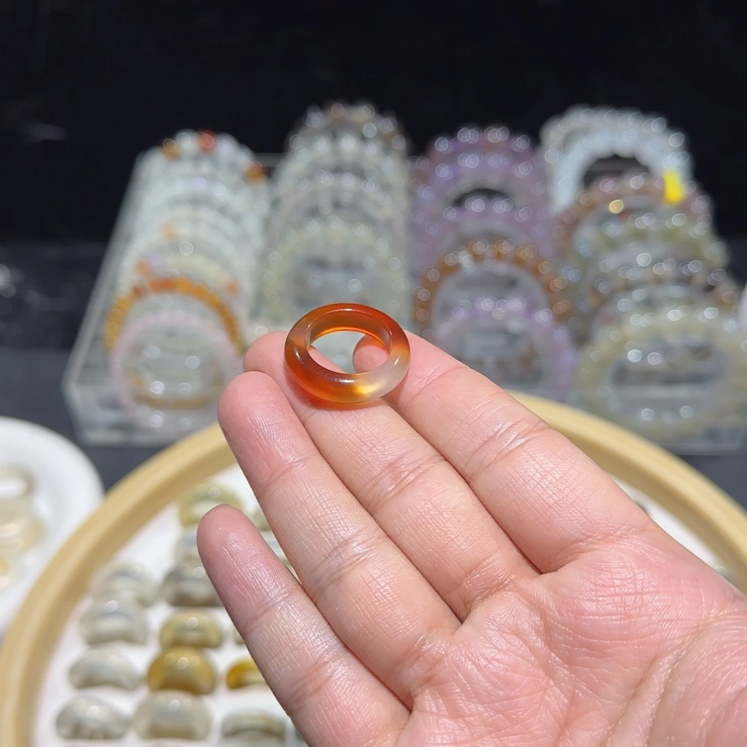 玛瑙/玉髓合金戒指