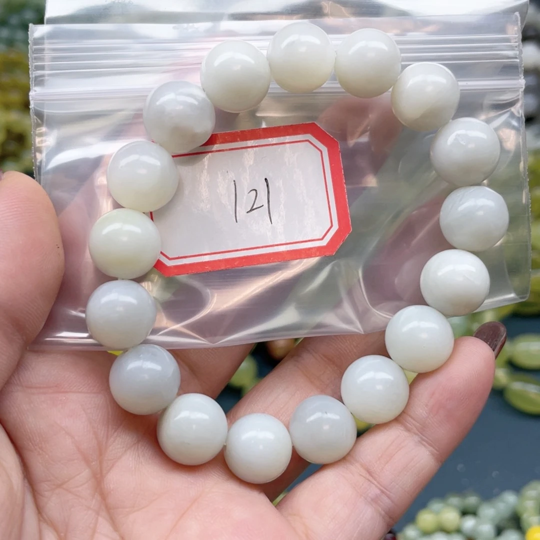 未镶嵌蛇纹石玉手串