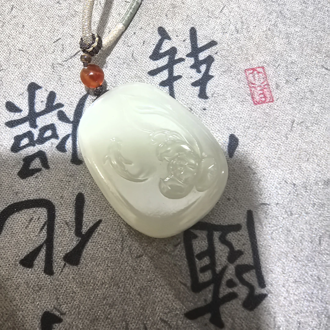 天然青海经典款莲花牌