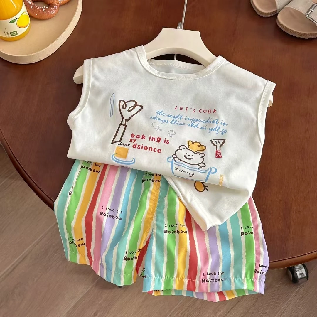 【B001-B200】2025童装运动洋气时尚休闲夏季