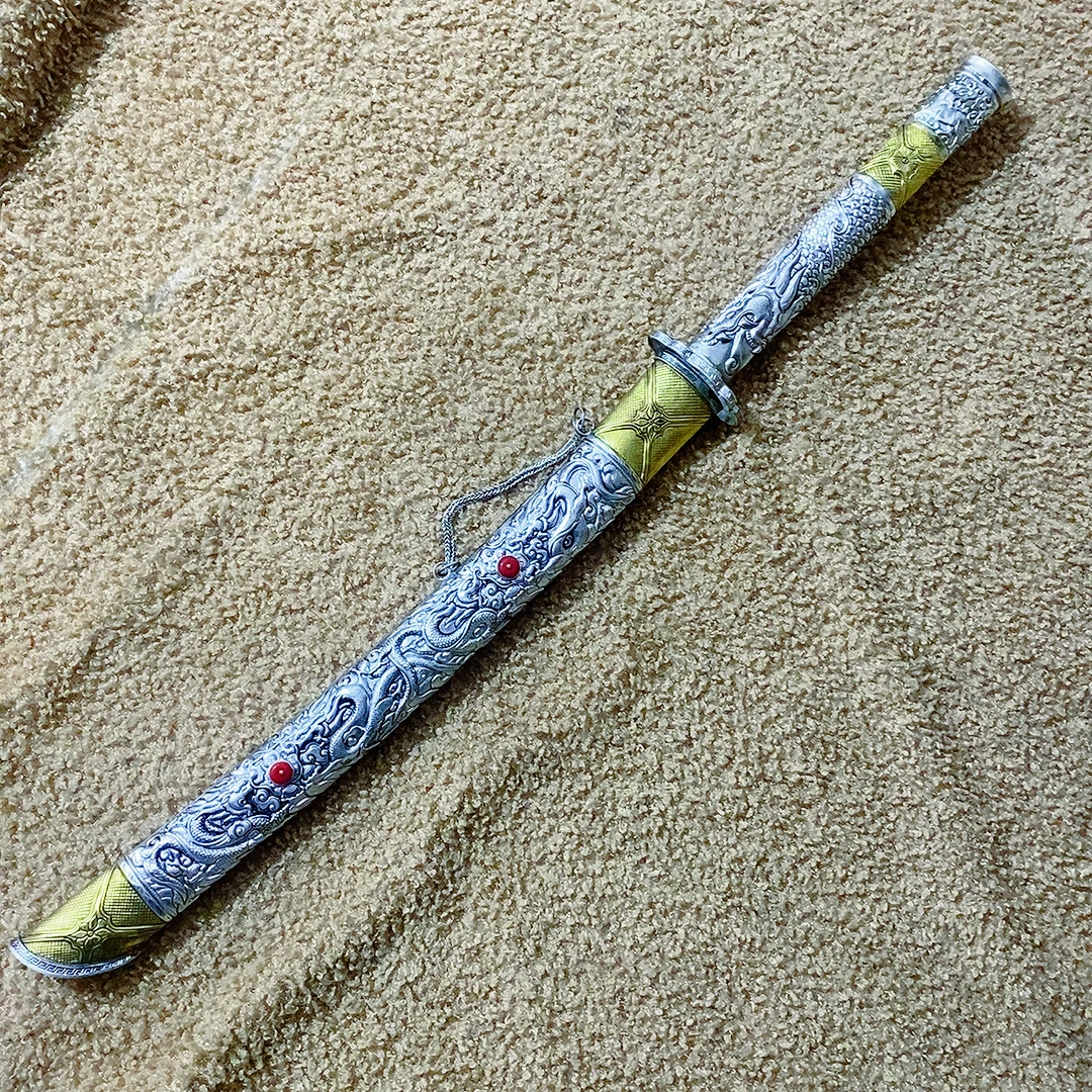 大河藏精品九个龙瓜果刀