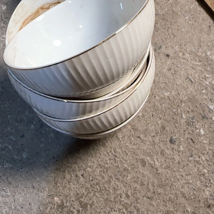 零****搪瓷微瑕疵10个碗4.5寸