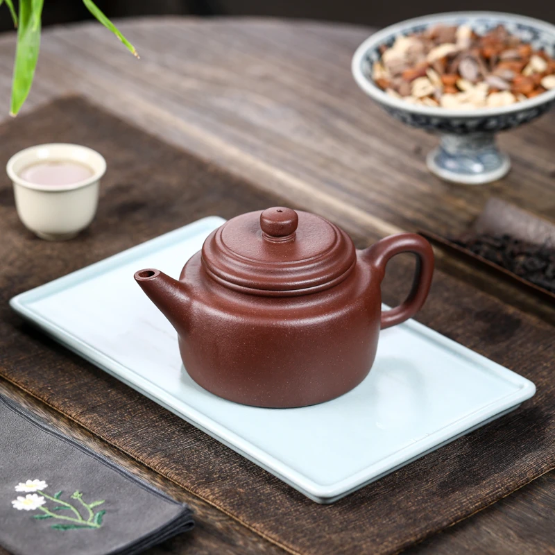 叶凡德钟紫砂壶原矿底槽清手工功夫茶具家用泡茶大容量茶壶保真