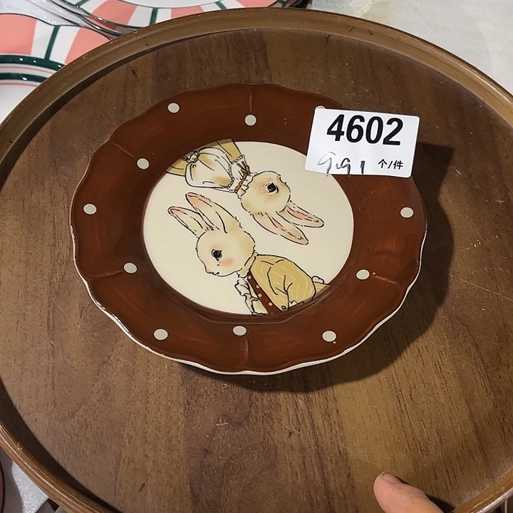 瓷微瑕外贸餐具4602
