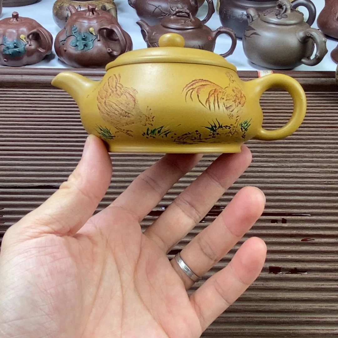 茶壶紫泥白7 明炉