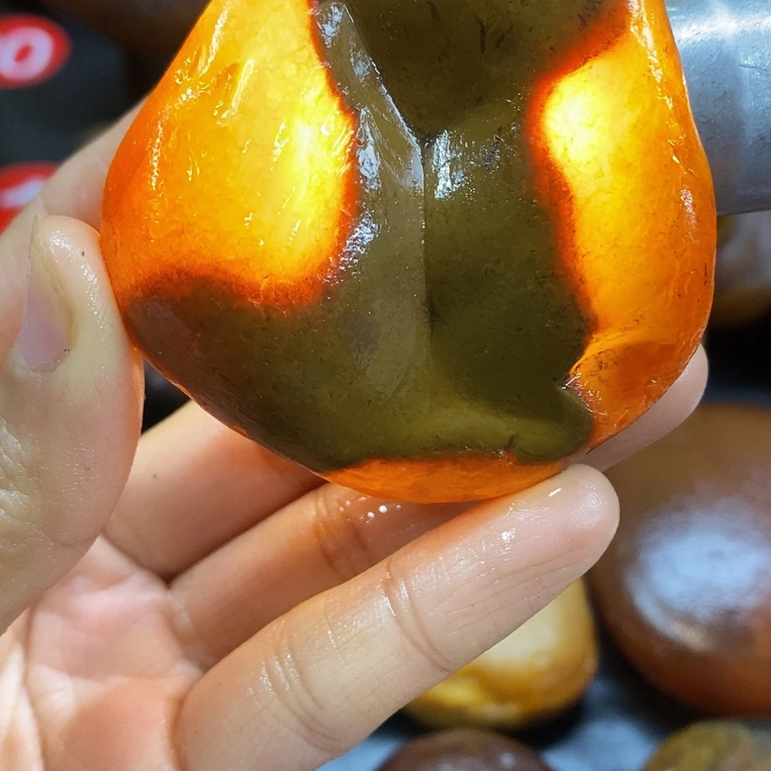 玛瑙/玉髓未镶嵌手把件