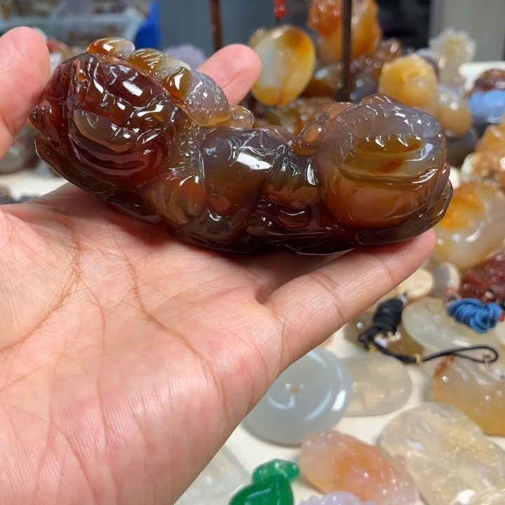 未镶嵌吊坠(不含链)玛瑙/玉髓