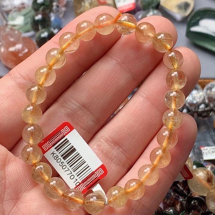 水晶手串未镶嵌天然