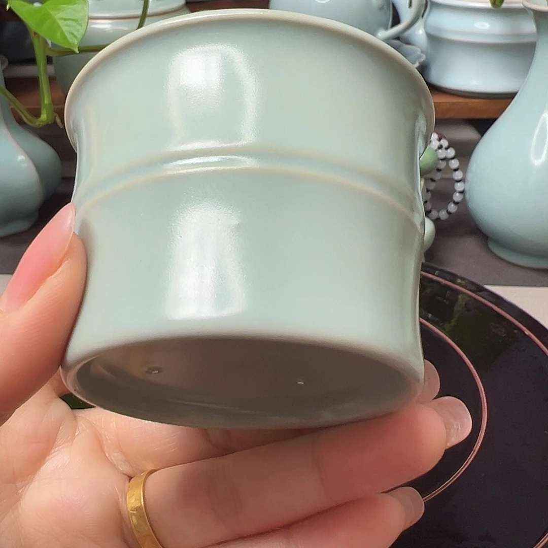 陶汝州市原产地原矿釉汝瓷微瑕