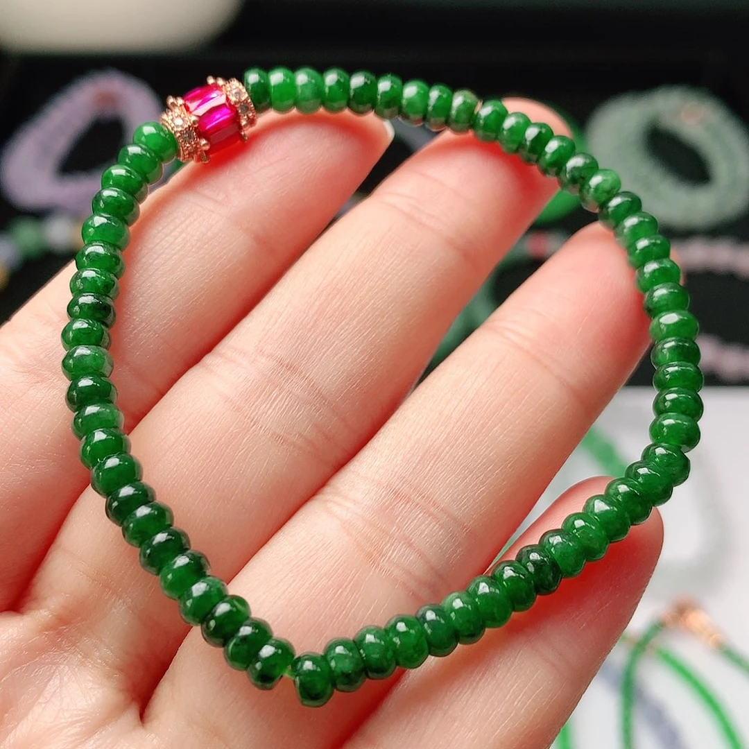 翡翠未镶嵌手链翡翠