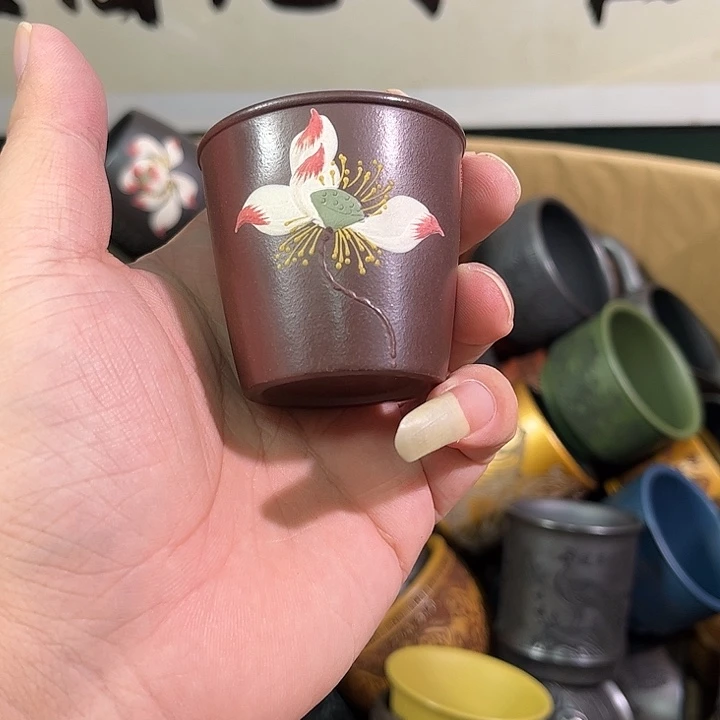 茶杯紫砂全手工紫砂主人杯
