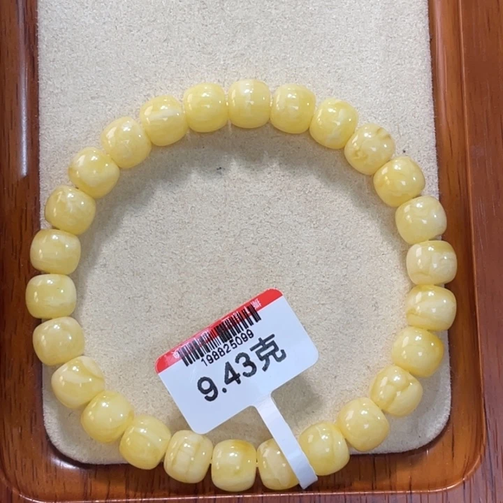 未镶嵌蜜蜡手链蜜蜡