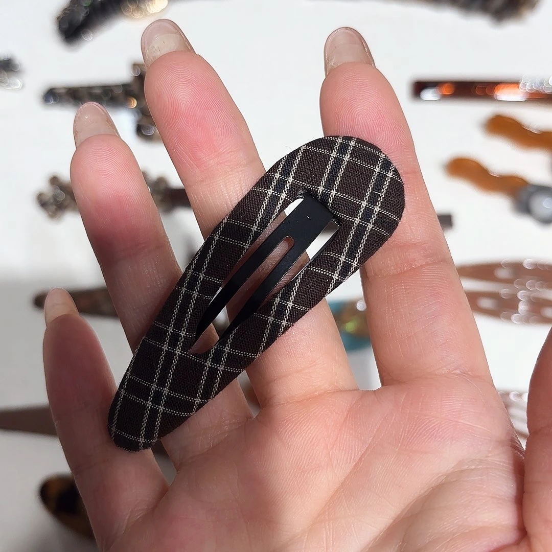 布艺铁合金新款格子拜拜