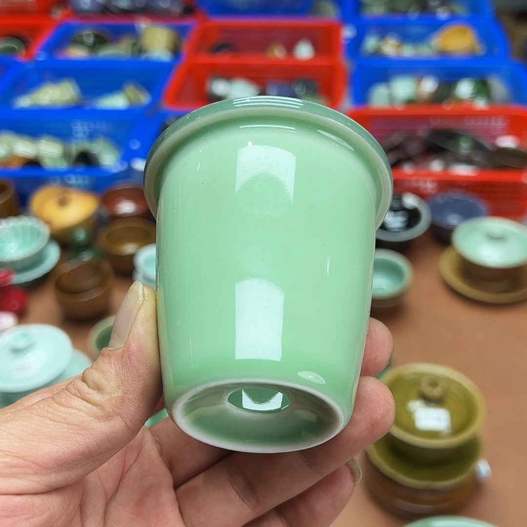 玖玥茶器 龙泉敬悦青瓷 小花盆