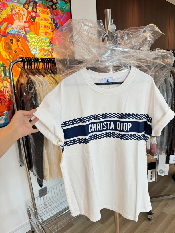 【晓丹精选】简约圆领印花痞帅短袖T恤2025033