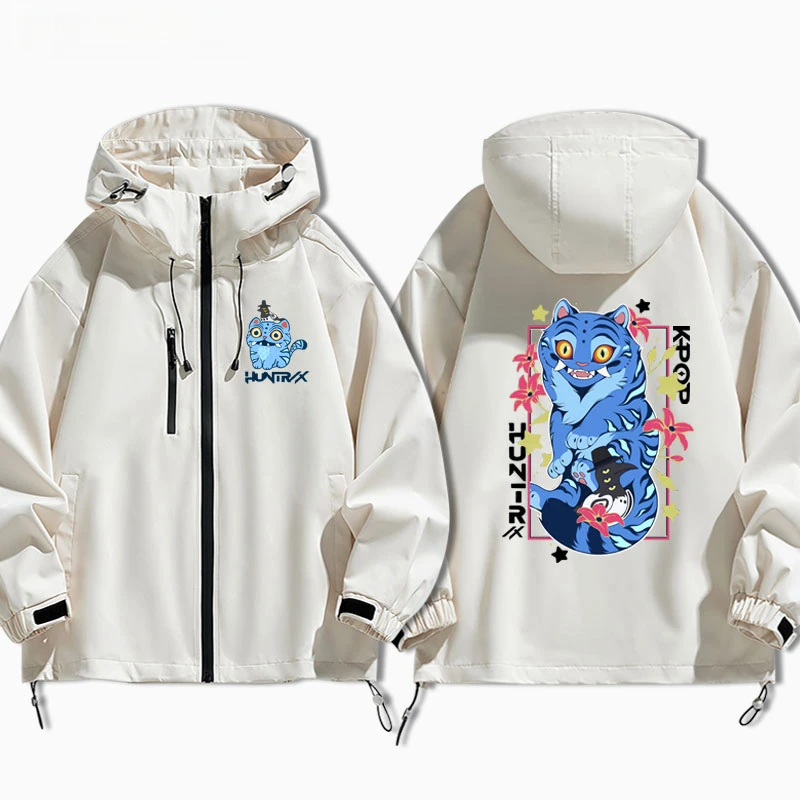 猎魔女团小老虎周边冲锋衣三合一男女生情侣秋冬季外套户外登山服