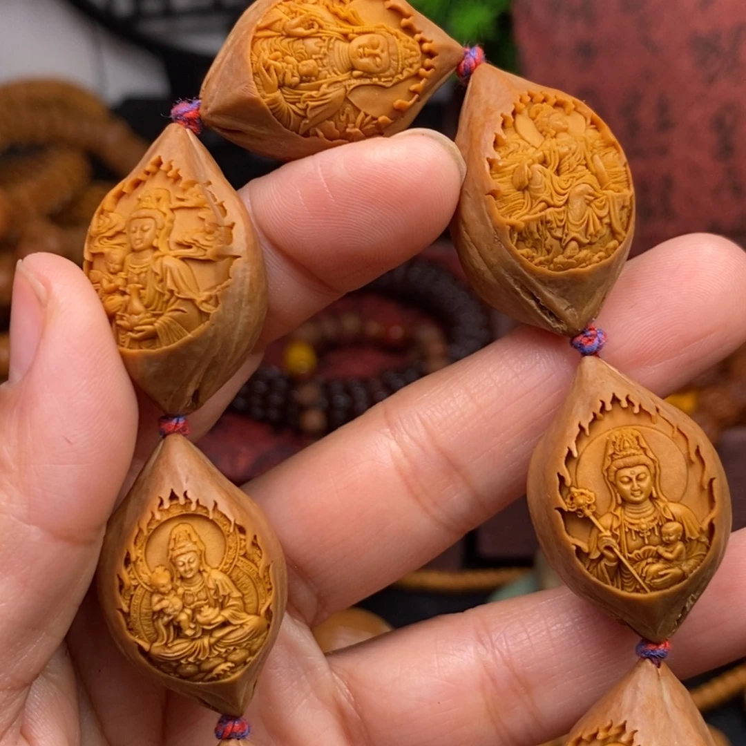 橄榄核吊坠橄榄核雕刻手串