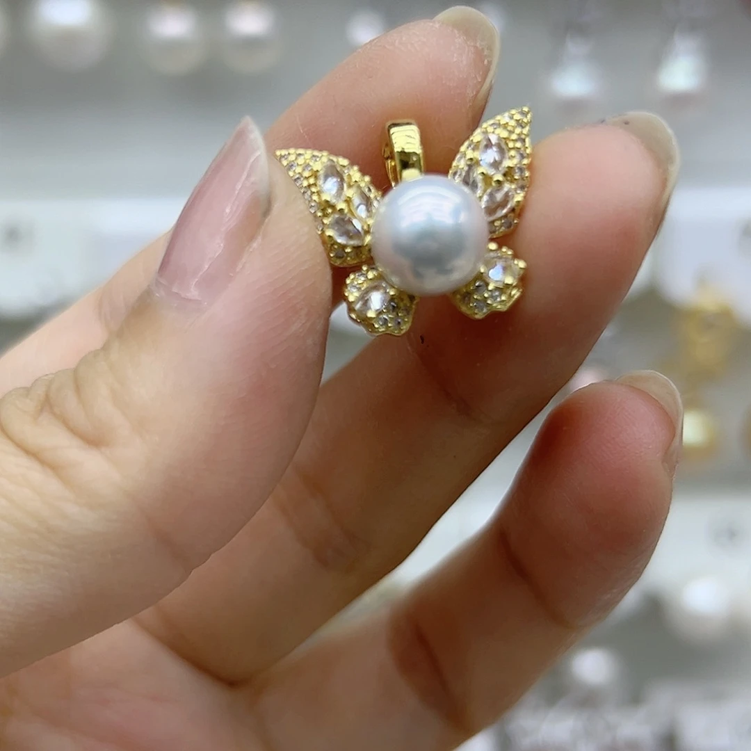 未镶嵌耳饰淡水珍珠