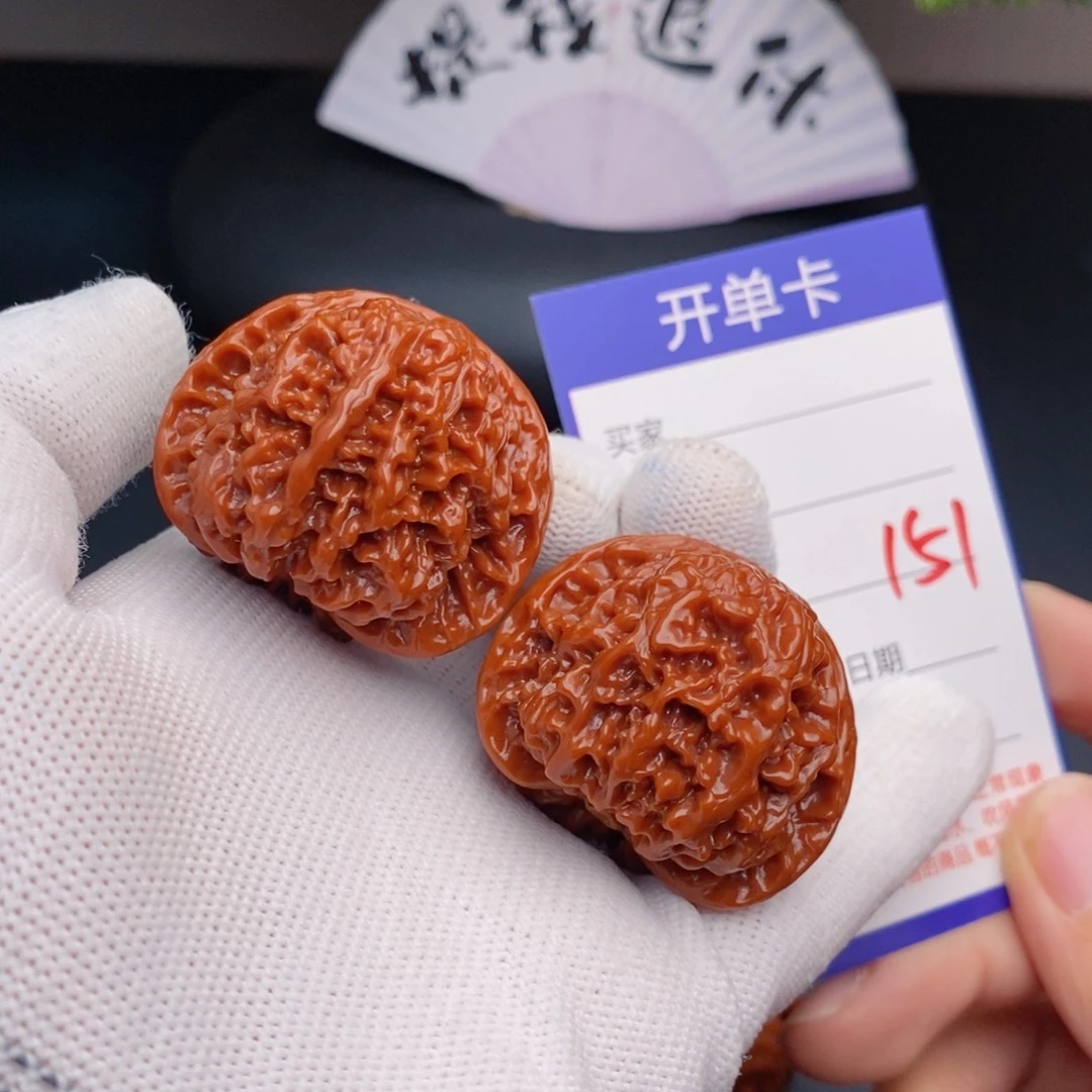 把件文玩核桃39白花山151