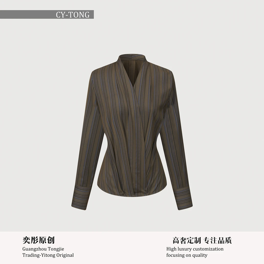 【彤姐原创】冬季气质设计感轻奢休闲时尚简约上衣TWCY4341