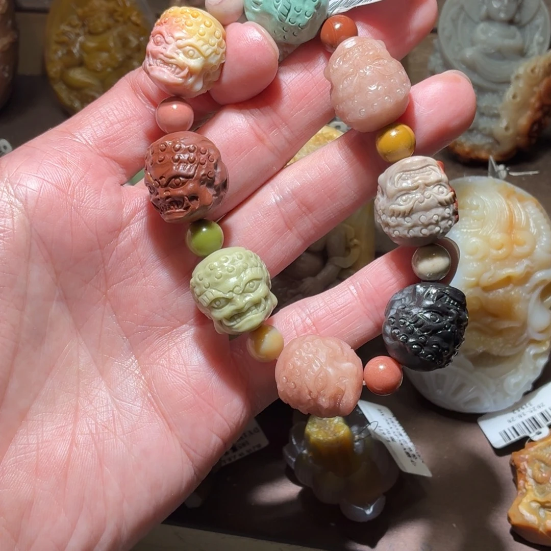 燕***子石英质玉未镶嵌手串19