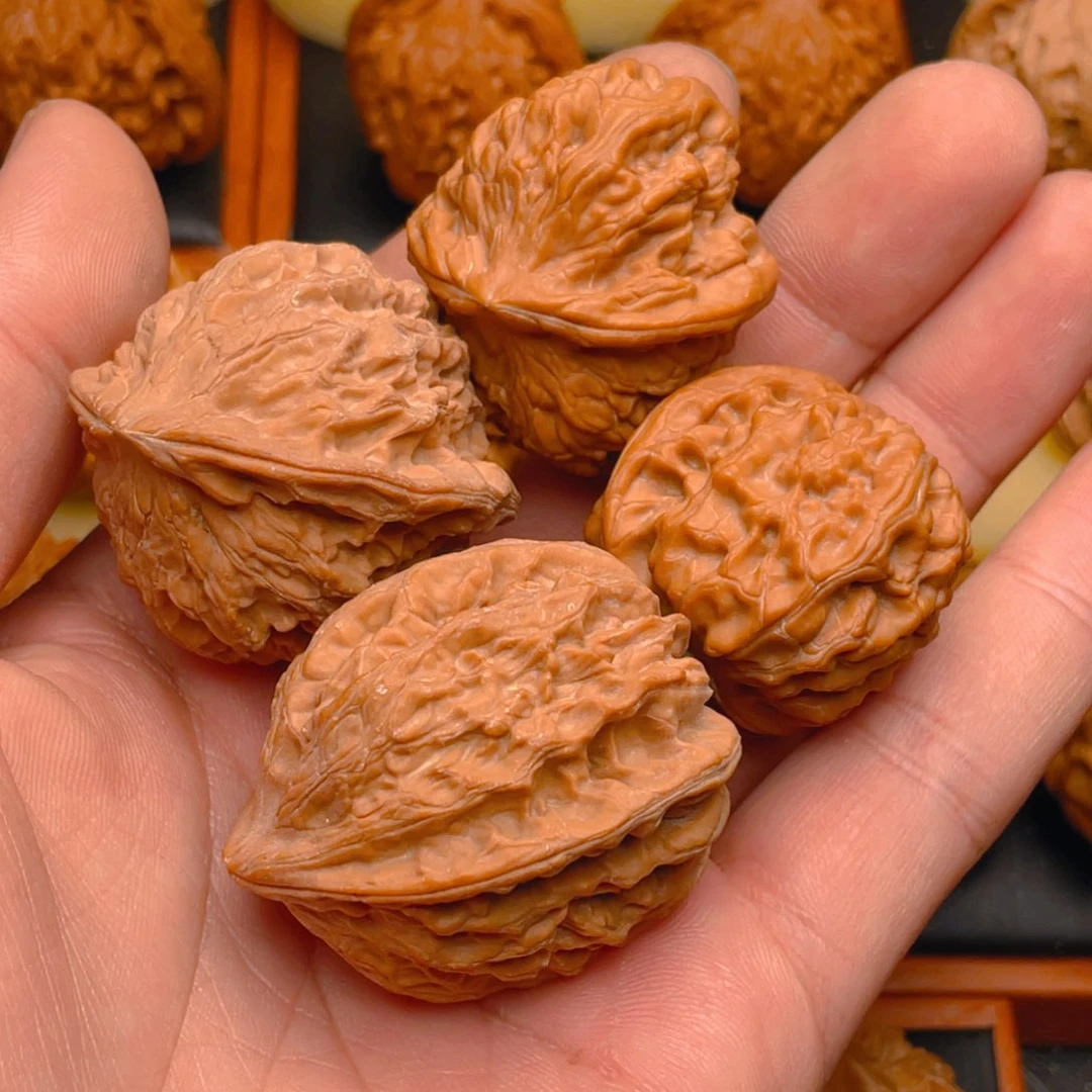 文玩核桃把件n***t40延庆元宝40观音渡