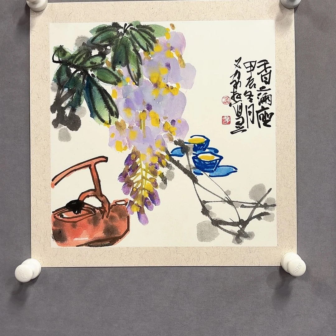 国画国画纯手绘作品请放心去藏