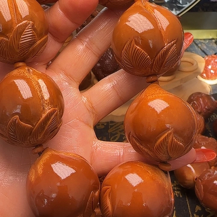 橄榄核手串/手链寿桃