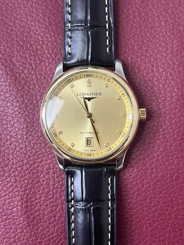99新 Longines/浪琴 /名匠628间18k金/表径38.5/自动机械表