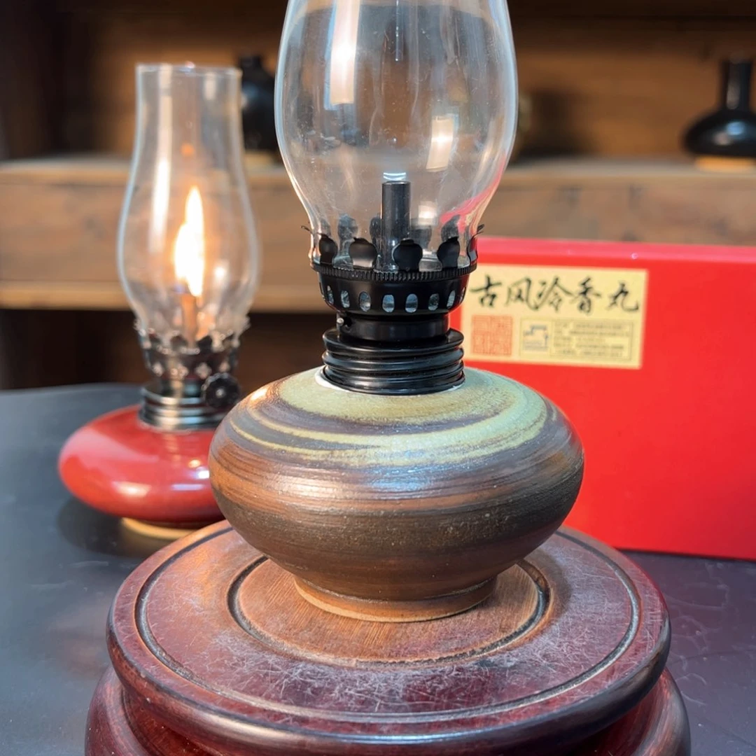 摆件景德镇陶瓷香薰灯