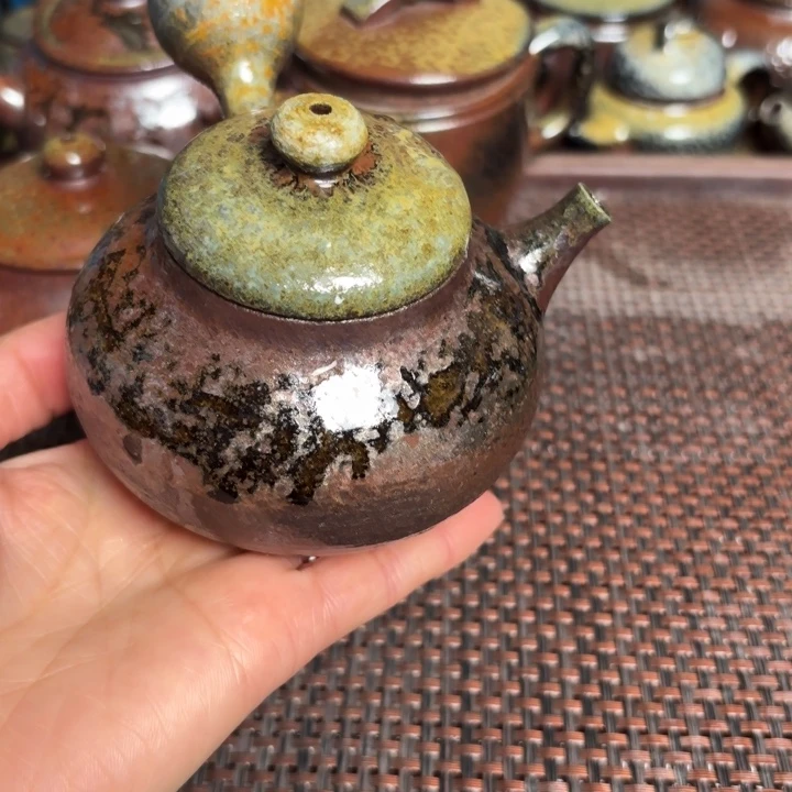 茶杯紫砂L**a段泥侧把
