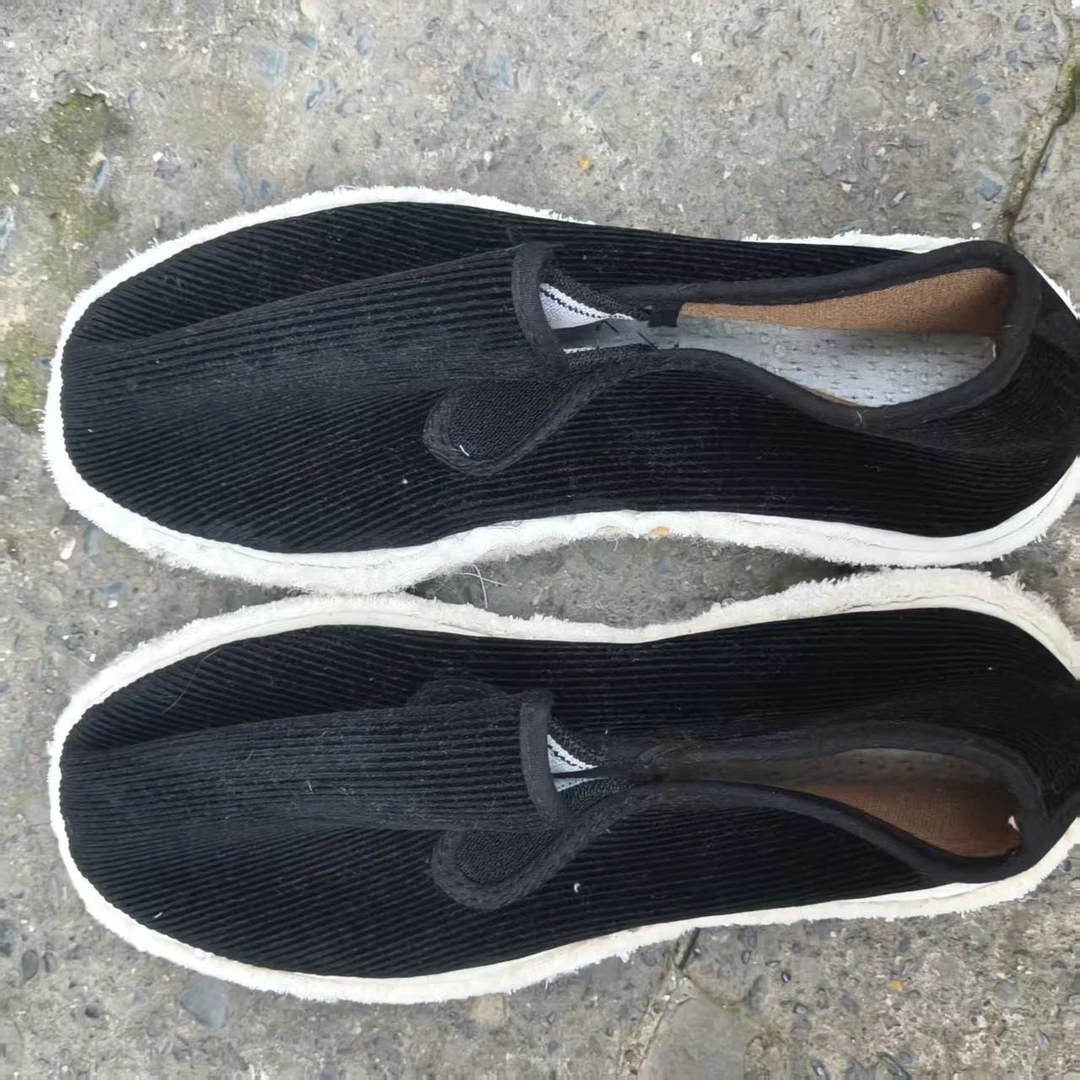 庆娃代卖增收】手工男布鞋