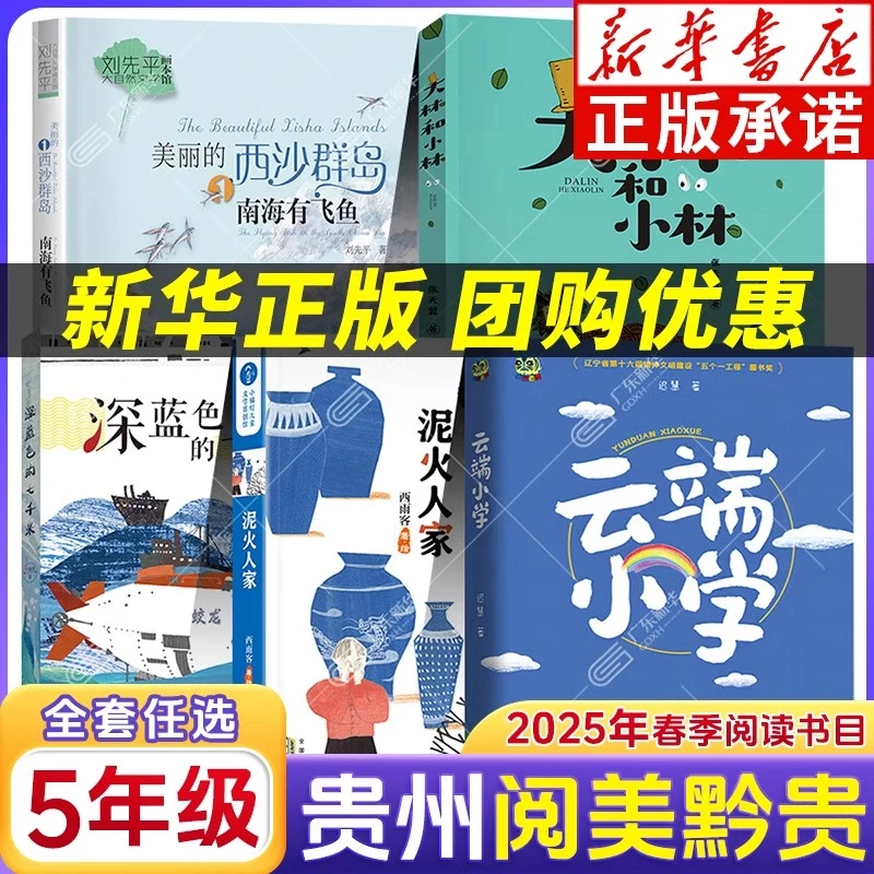 2025春季贵州阅美黔贵 五年级 南海有飞鱼泥火人家大林和小林